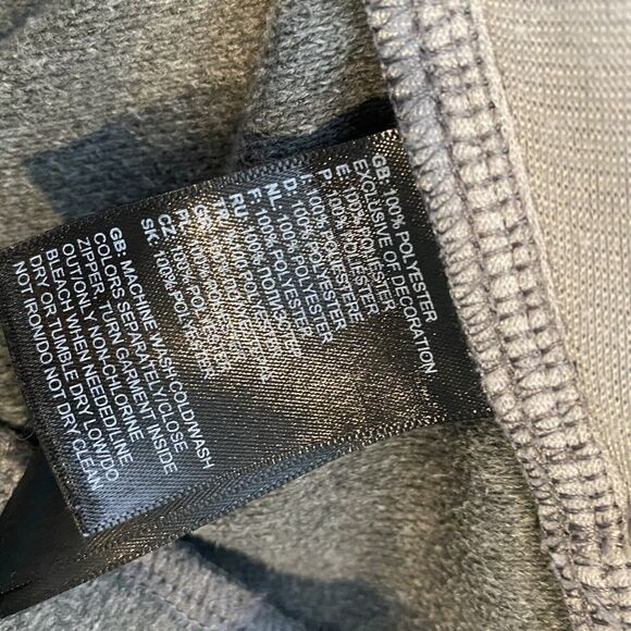 The North Face Heather Grey Full Zip Long Sleeve Jacket Size Medium Mens - Picture 5 of 7